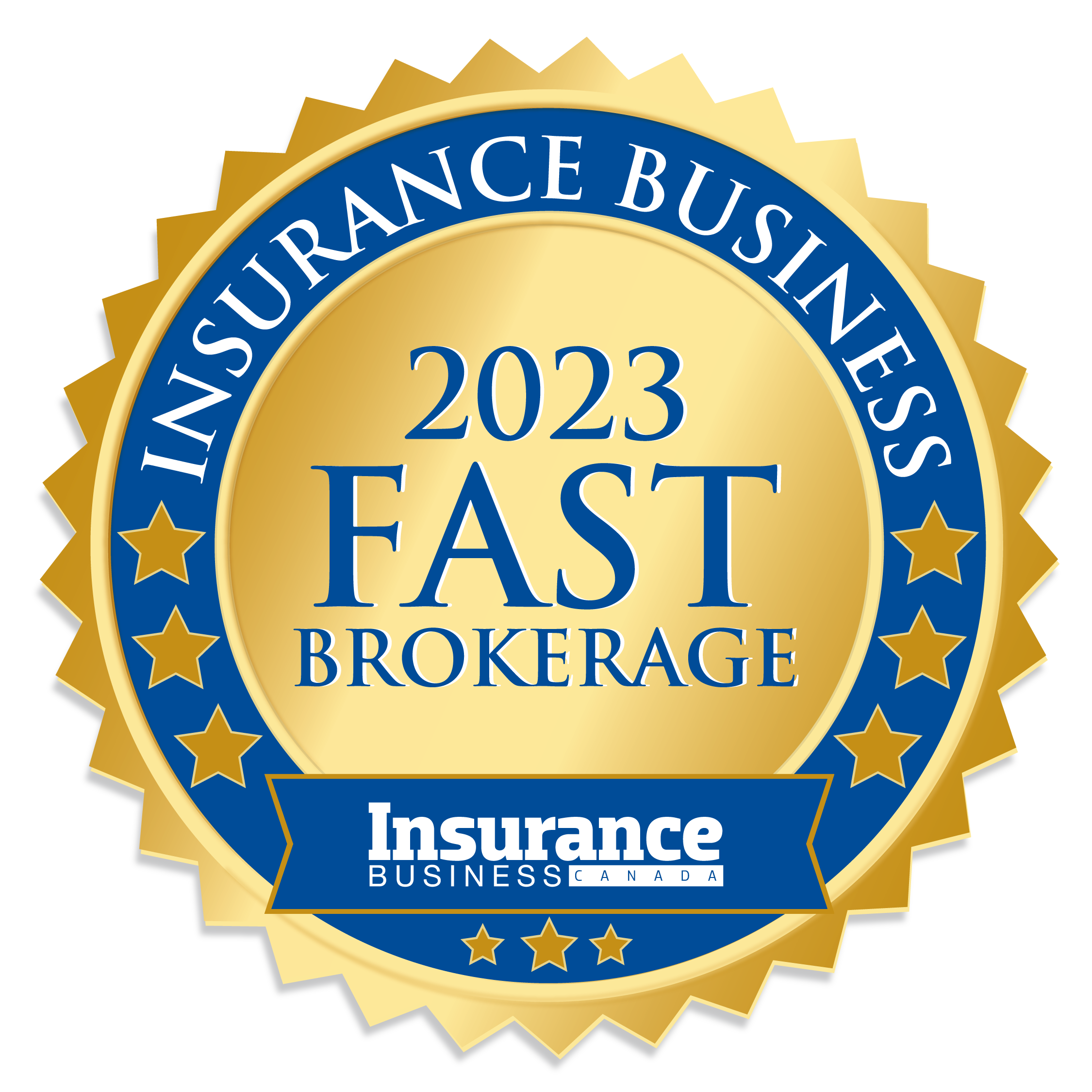 Insurance Business Canada Awards 2023 Medal for FAST Brokerage