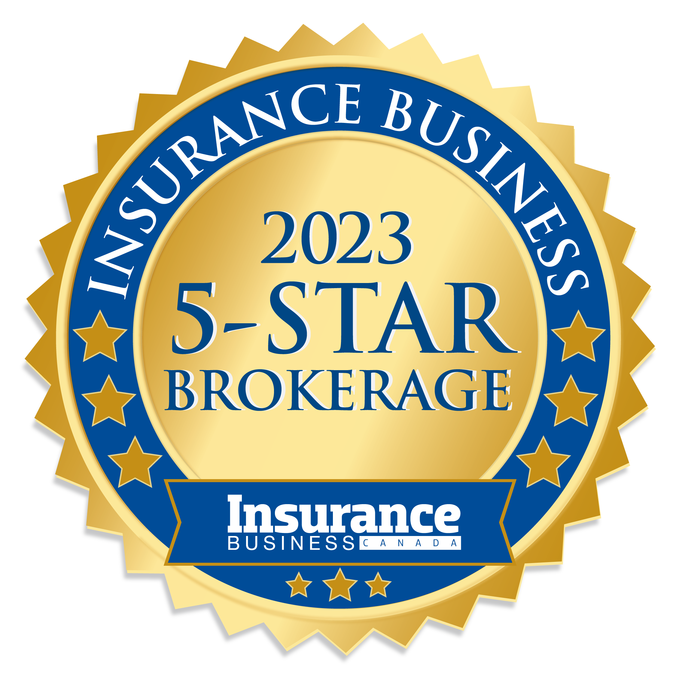 Insurance Business Canada Awards 2023 Medal for 5-Star Brokerage